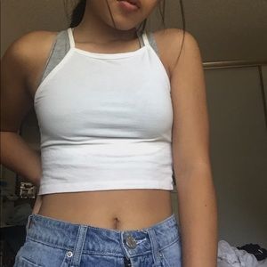 White tank top